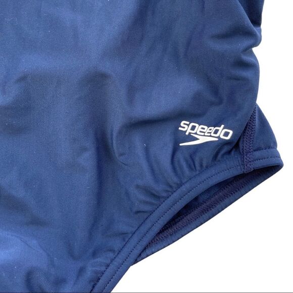 Speedo Women’s Performance Navy Moderate Ultraback ProLT One Piece Swimsuit - Picture 7 of 10